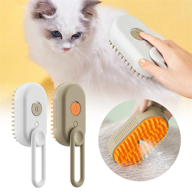 PawGroom – 3-in-1 Stoom Groomingborstel